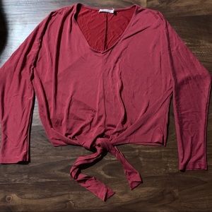 Maroon Lush Long Sleeve